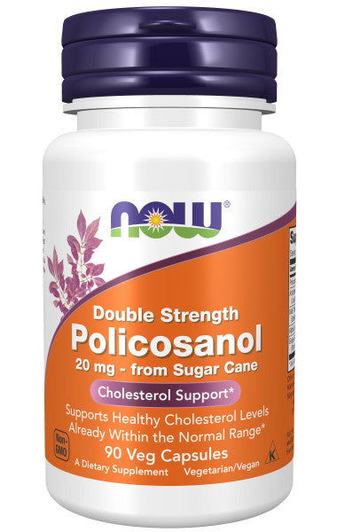 NOW Foods Policosanol, Double Strength 20 mg