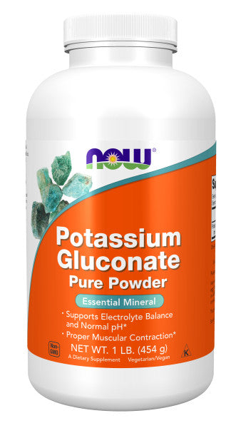 NOW Foods Potassium Gluconate Powder