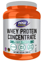 Load image into Gallery viewer, NOW Sports Whey Protein Concentrate Unflavored
