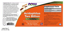 Load image into Gallery viewer, NOW Foods Acidophilus Two Billion
