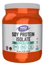 Load image into Gallery viewer, NOW Sports Soy Protein Isolate, Unflavored Powder
