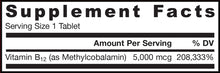 Load image into Gallery viewer, Jarrow Formulas Methyl B-12 5000 mcg
