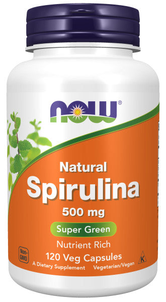 NOW Foods Spirulina, Natural 500 mg