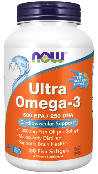 NOW Foods Ultra Omega-3 (Fish Gelatin)