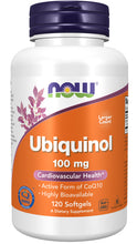 Load image into Gallery viewer, NOW Foods Ubiquinol 100 mg
