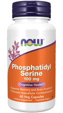 Load image into Gallery viewer, NOW Foods Phosphatidyl Serine 100 mg
