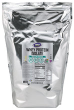 Load image into Gallery viewer, NOW Sports Whey Protein Isolate, Creamy Vanilla Powder
