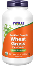 Load image into Gallery viewer, NOW Foods Wheat Grass Powder, Organic
