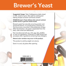 Load image into Gallery viewer, NOW Foods Brewer&#39;s Yeast Powder
