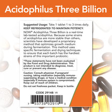 Load image into Gallery viewer, NOW Foods Acidophilus Three Billion
