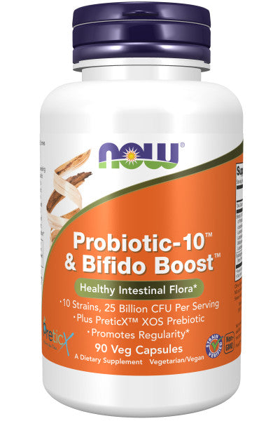 NOW Foods Probiotic-10 & Bifido Boost